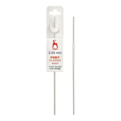 Pony Classic - Crochet Hook Grey 15cm - 2.25mm