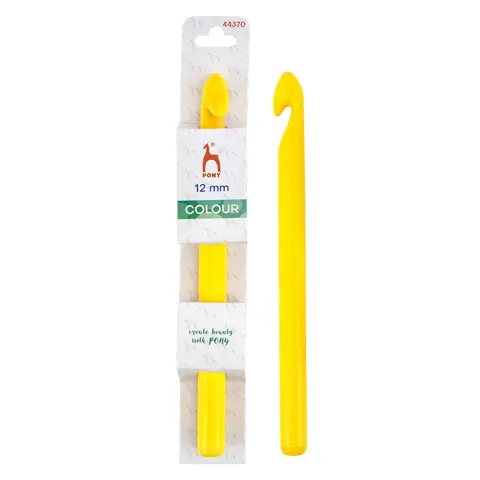 Pony Colour - Crochet Hook Plastic 17cm - 12mm