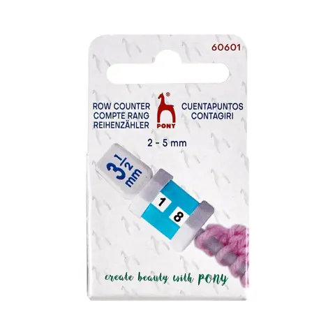 Pony - Row Counter Plastic - 2-5mm