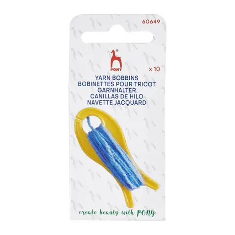 Pony - Yarn Bobbins Fish Shaped 10pc