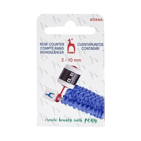 Pony - Row Counter Plastic - 2-10mm