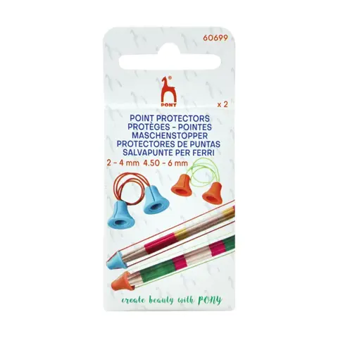 Pony - Point Protectors Bell Shaped 2pc - 2-4mm / 4.5-6mm
