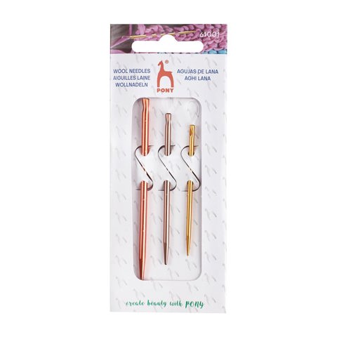 Pony Colour -  Wool Needles Golds 3pc