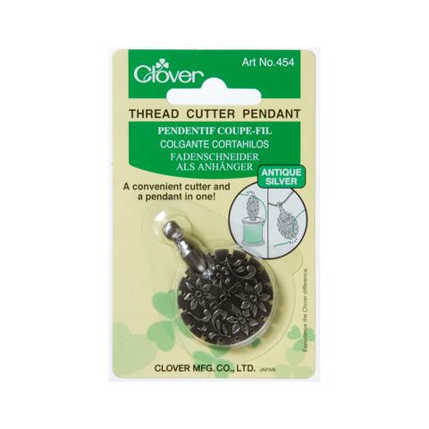 Clover - Thread Cutter Pendant - Silver