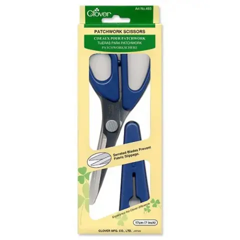 Clover - Patchwork Scissors 7in (17cm)