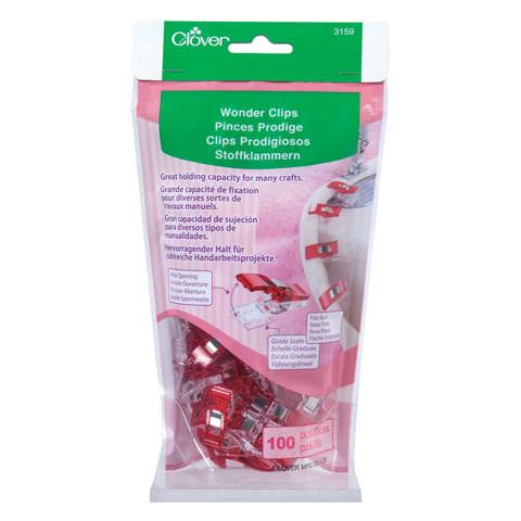 Clover - Wonder Clips 100pcs - Red