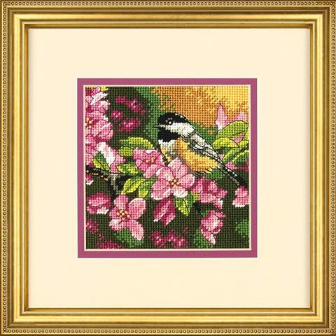 Chickadee in Pink