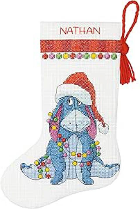 Cross Stitch Stocking Eeyore
