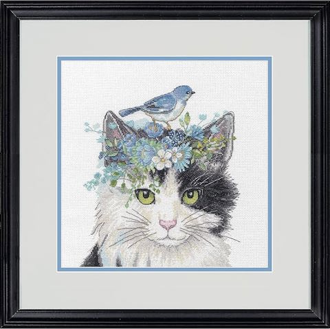 Floral Crown Cat