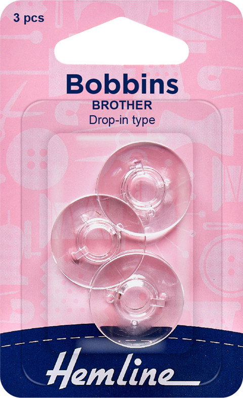 Hemline - Bobbin Plastic Brother (most models) 3pk