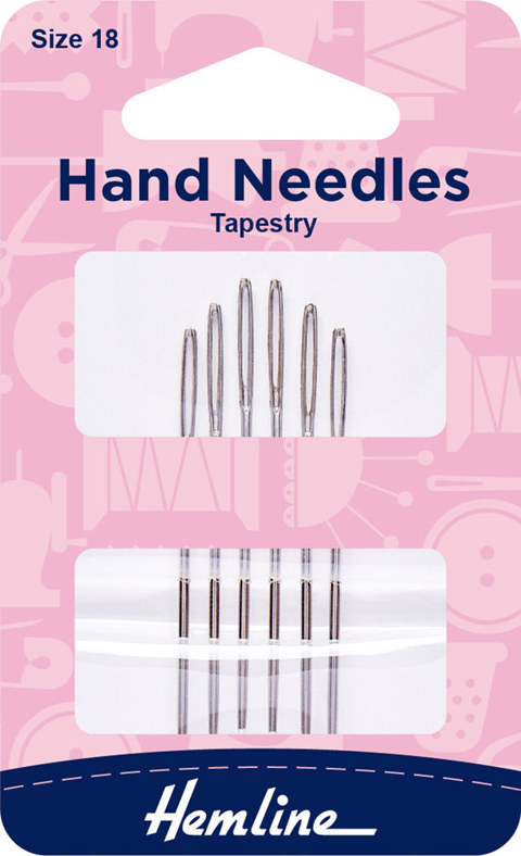Hemline - Hand Needle Tapestry 6pk - size 18