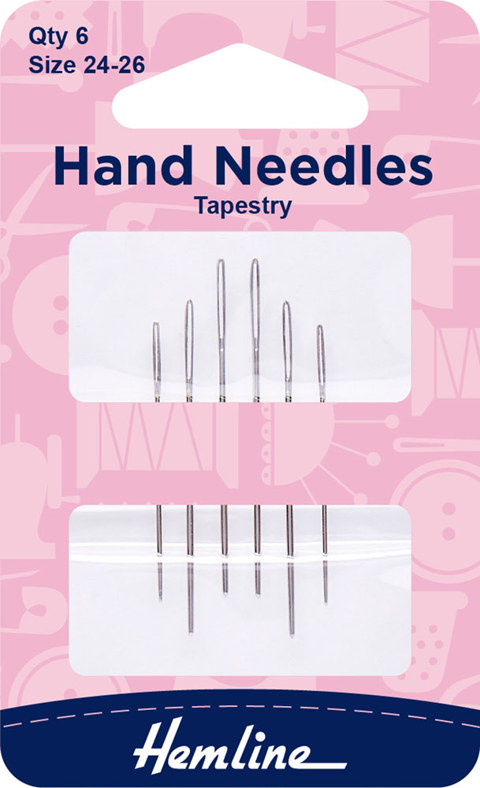Hemline - Hand Needle Tapestry 6pk - size 24-26