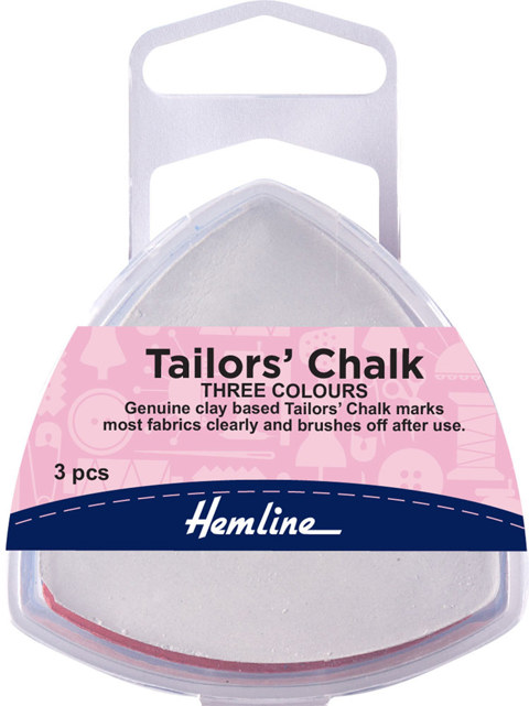 Hemline - Tailors Chalk Triangular - Assorted Colours