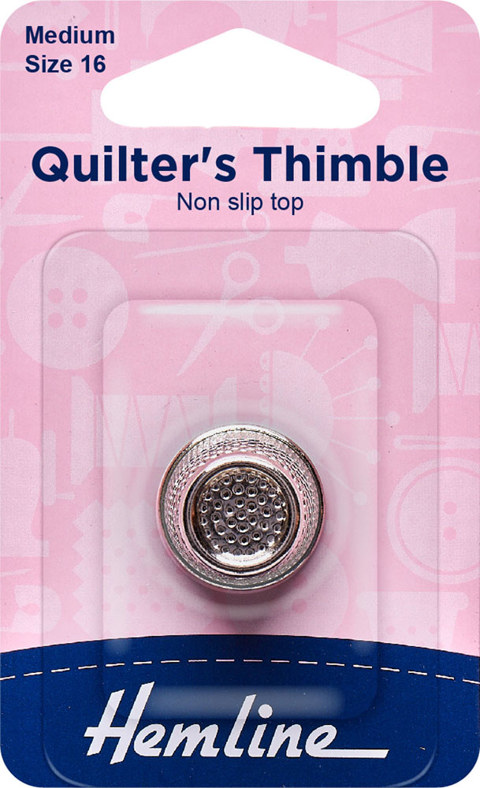 Hemline - Thimble Medium size 16 - Nickle