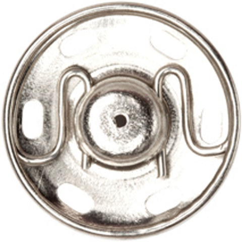 Hemline - Snap Fasteners Metal Sew On 18mm - 2 sets - Nickle 