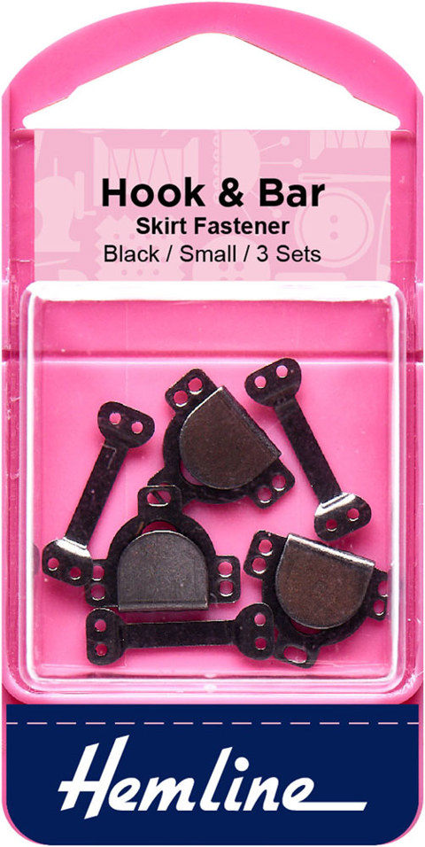 Hemline - Hook & Bar Skirt Small 3 sets - Black
