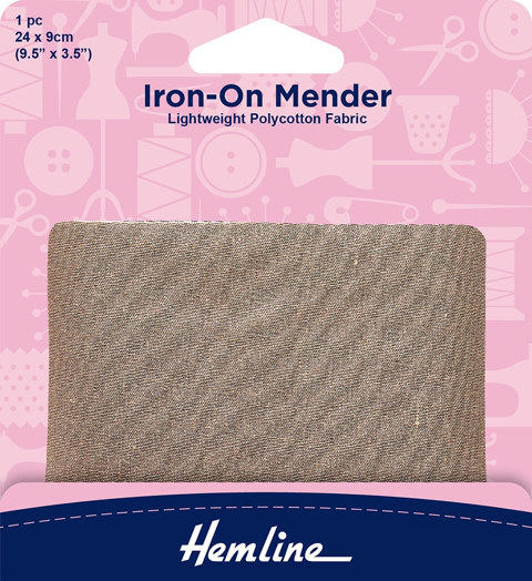Hemline - Patch Mender Iron-On 1pce - Fawn