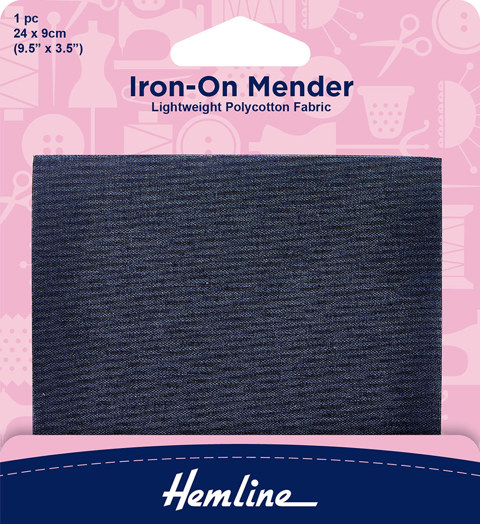 Hemline - Patch Mender Iron-On 1pce - Navy