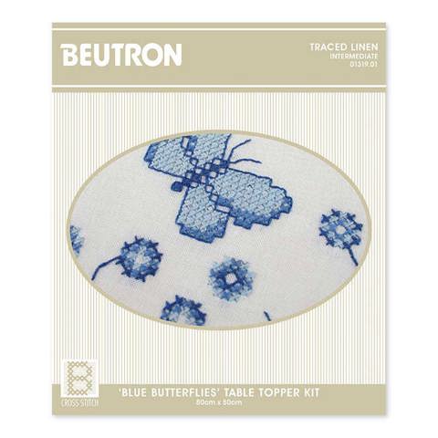 Blue Butterflies Table Topper Kit