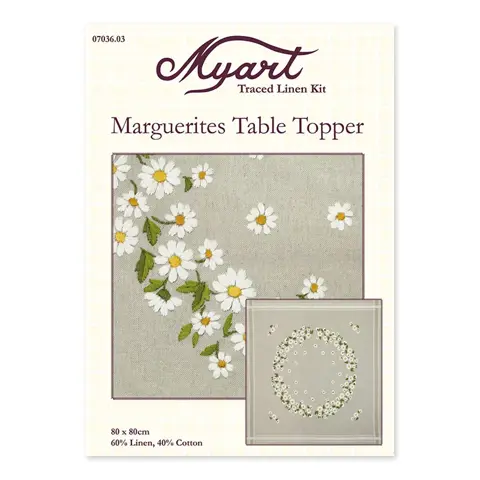 Marguerites Table Topper