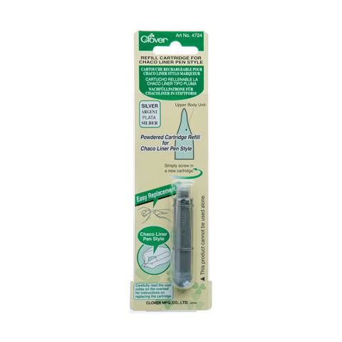 Clover Refill Cartridge for Chaco Liner Pen Style - Silver 