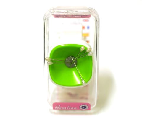 Hemline - Wrist Super Pinny - Magnetic Pin Caddy with Slapband - Green