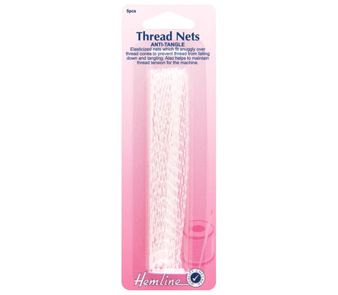 Hemline - Thread Net 5 pcs - White