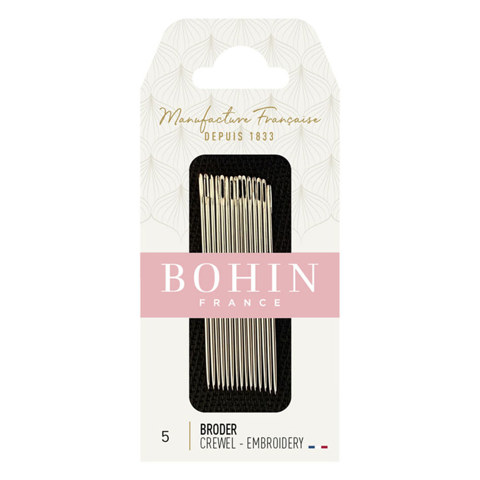 BOHIN - Hand Needle Embroidery Qty 15 - Size 5 