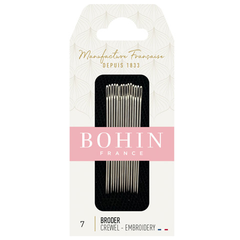 BOHIN - Hand Needle Embroidery Qty 15 - Size 7  