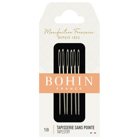 BOHIN - Hand Needle Tapestry Qty 6 - Size 18