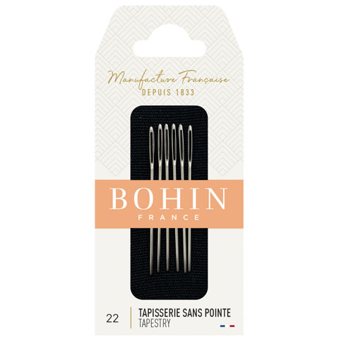 BOHIN - Hand Needle Tapestry Qty 6 - Size 22