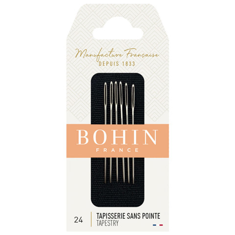 BOHIN - Hand Needle Tapestry Qty 6 - Size 24