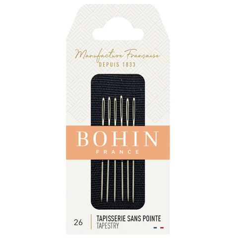 BOHIN - Hand Needle Tapestry Qty 6 - Size 26