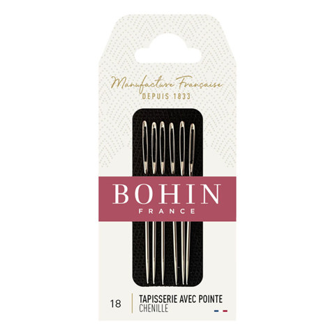 BOHIN - Hand Needle Chenille Qty 6 - Size 18