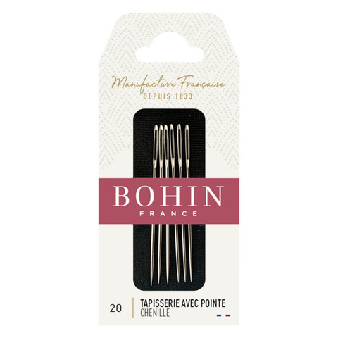 BOHIN - Hand Needle Chenille Qty 6 - Size 20