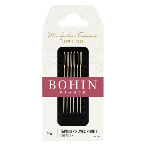 BOHIN - Hand Needle Chenille Qty 6 - Size 24