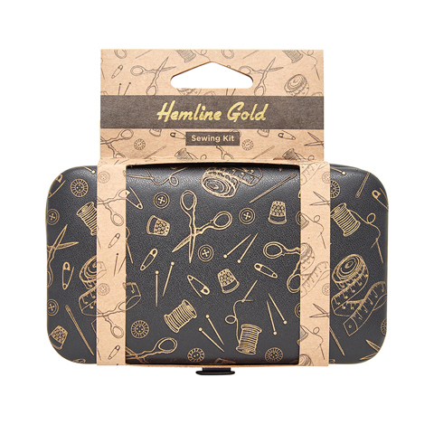 Hemline Gold - Sewing Kit - Black/Gold