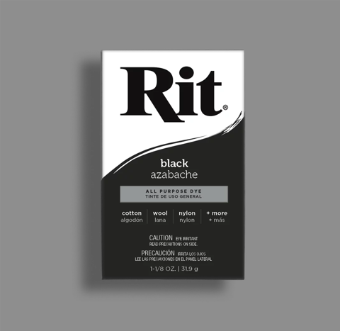 RIT - Fabric Dye All Purpose Powder (31.9g) - Black