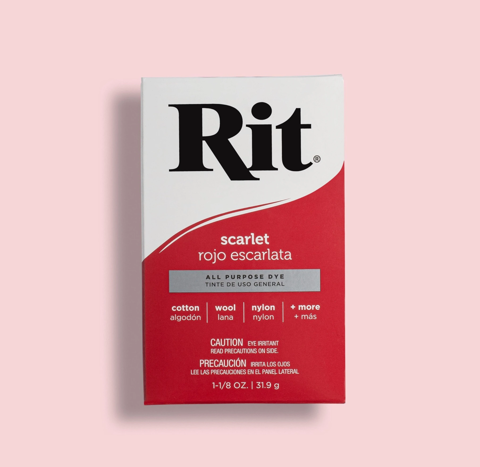 RIT - Fabric Dye All Purpose Powder (31.9g) - Scarlet