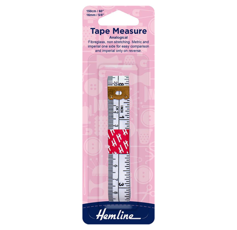 Hemline - Tape Measure Metric & Imperial 15mm x 150cm