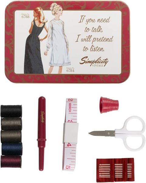 Vintage Sewing Notion Tin- If you?