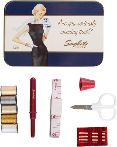 Vintage Sewing Notion Tin- Are you?