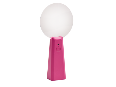Hemline - LED Rechargeable Hand Magnifier - Pink