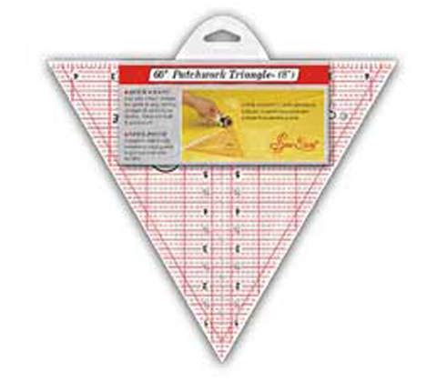 Sew Easy - Quilters Ruler Triangle 60 Degree Imperial 8in