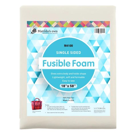 Matilda's Own Foam Polyester Fusible Single Sided 46 x 148cm (18 x 58in)