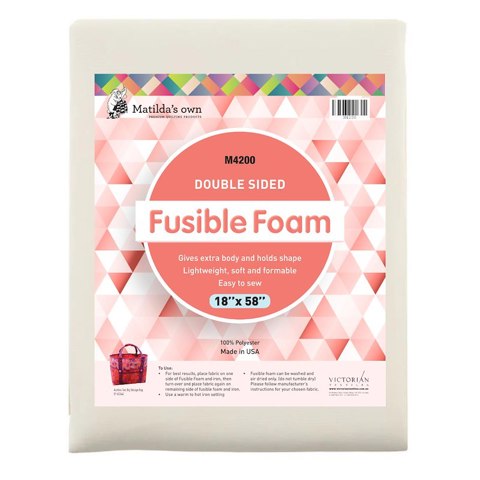 Matilda's Own Foam Polyester Fusible Double Sided 46 x 148cm (18 x 58in)