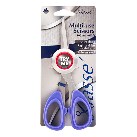 Klasse Scissors - Multi-use 165mm (6.5in) - Purple
