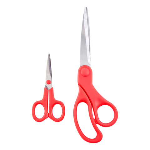 Klasse Scissors - Household Set 2pcs 210mm (8.25in) / 115mm (4.5in) - Pink