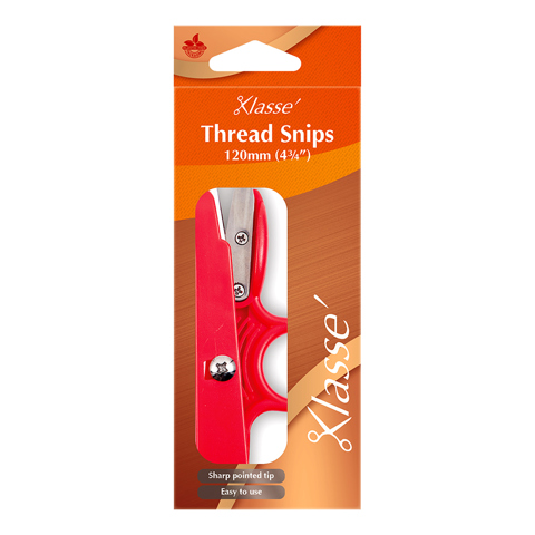 Klasse Scissors - Thread Snips 120mm (4.75in) - Assorted Colours