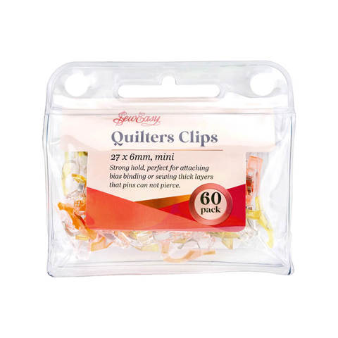 Sew Easy - Quilt Clips Mini 27 x 6mm 60pcs